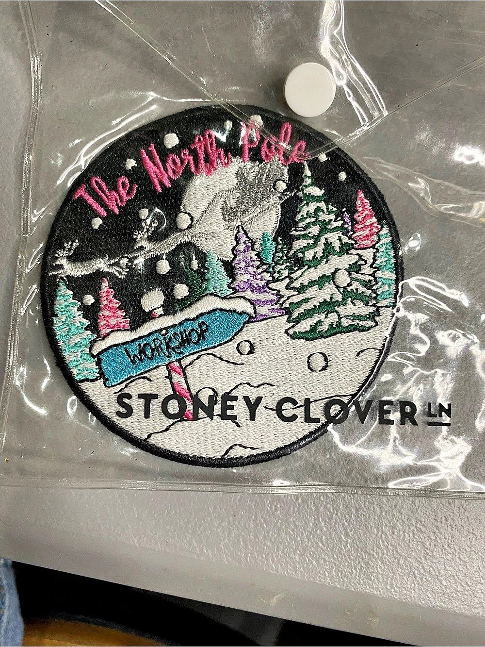 Stoney Clover Lane The North Pole Workshop Patch